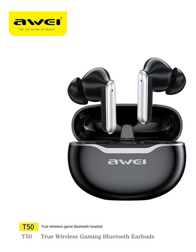 Awei Bluetooth 5.3 Headset Longa Vida Tws Esports Headset
