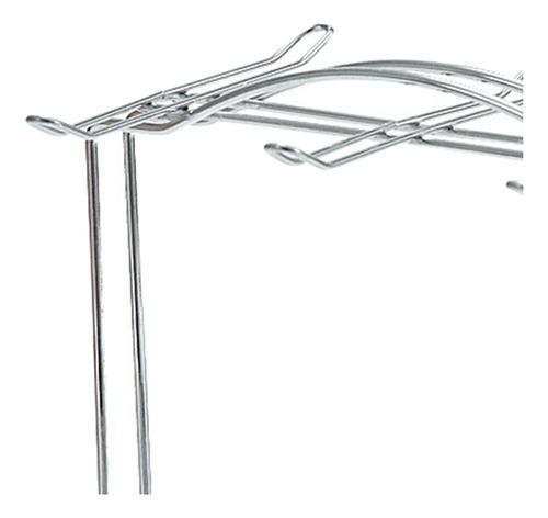 Portavasos Soporte Organizador De Estante De Plata