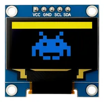 Comprar Display Oled 0.96 Azul Amarillo 128x64 I2c Ssd1306 Arduino