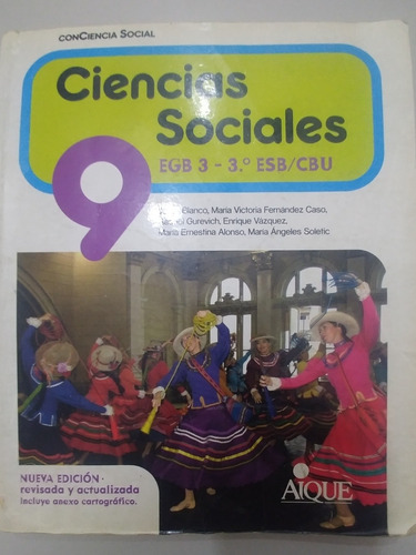 Ciencias Sociales 9 Egb 3 - 3 Esb / Cbu (24)