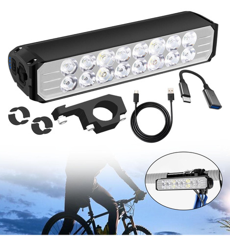 Luz De Bicicleta, Lámpara De Bicicleta, Linterna, Luz