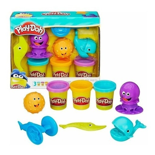 Imagen 2 de 6 de Play-doh Creaciones Marinas