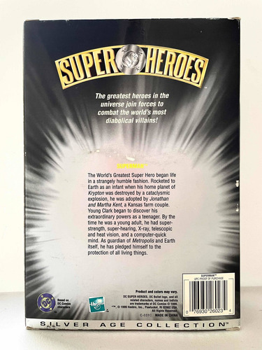 Figura Dc Comics Superman Súper Héroes Silver Age Collection (Usado)
