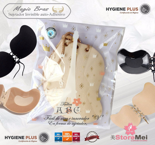 Brasier Invisible Magic Bra Realce Instantáneo Storemei