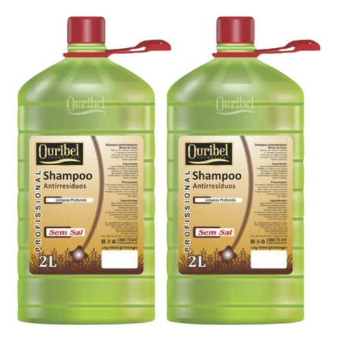 Shampoo Ouribel 2000ml Antiresiduos - Kit C/2un