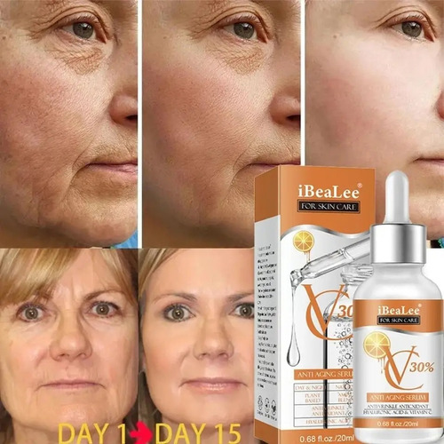 Serum De Vitamina C 30%, Eliminar Manchas Melasma Aclarante Todo Tipo De Piel Noche