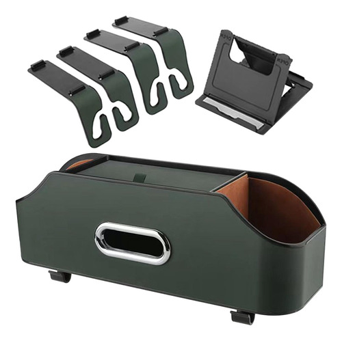 Caja De Pañuelos Automática Para Organizador De Verde