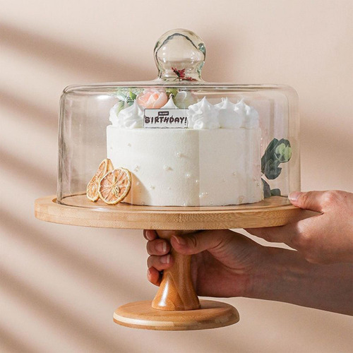 Pastelería Soporte Para Pasteles Con Tapa De 12 Pulgadas