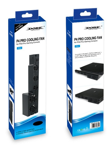 Cooler Fan 5 Ventoinhas Função Turbo Playstation 4 Ps4