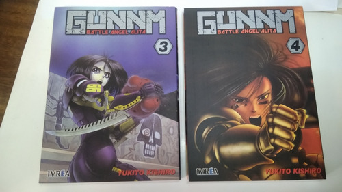 Pack Gunnm: Alita Tomos 3 Y 4 Ivrea España Nuevos