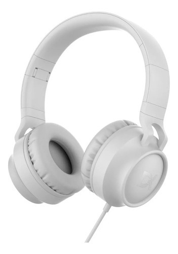 Auriculares Plegable Dekkin Vincha Cable Manos Libres Cb035 Color Blanco