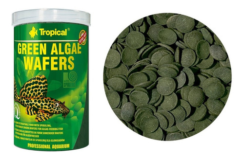 Tropical Green Algae Wafers 100ml - Acuario Help