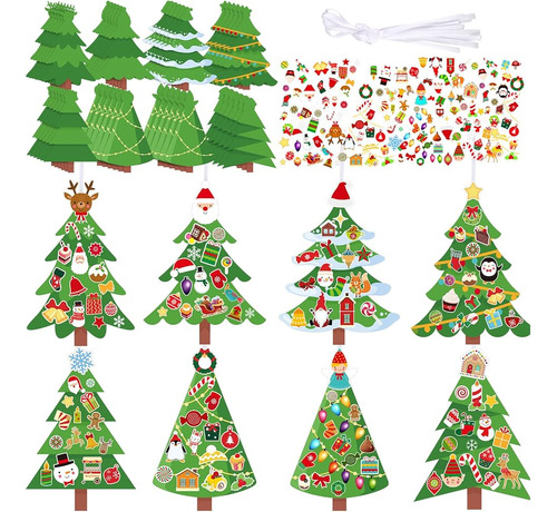 Kit De Manualidades De Árbol De Navidad De 48 Piezas Para Ni