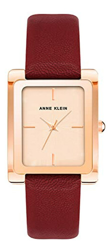 Reloj De Mujer Con Correa De Cuero De Anne Klein