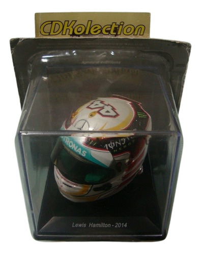 Capacete Lewis Hamilton 2014, 1:5 Mercedes, Spark E18 Ñ Sena