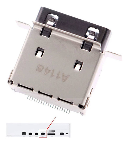 Conector De Entrada Hdmi Compatível Com Xbox Series S