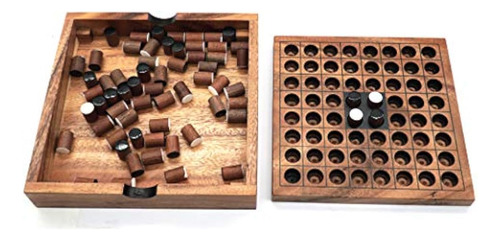 Othello Juego De Mesa De Madera Rustico Para 2 Jugadores