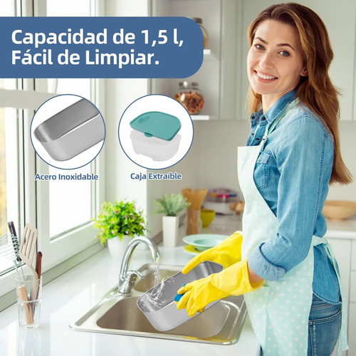 Fiambrera Eléctrica Portátil 3 En 1, Calentador Inoxidable D