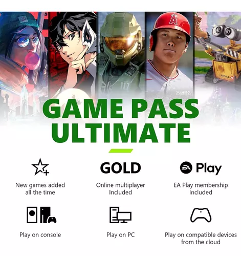 PC GAME PASS ULTIMATE SUSCRIPCIÓN DE 12 MESES CUENTA - Juegos Digitales  Venezuela