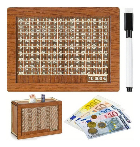 Nx Para Caja De Ahorros De Madera Para Ahorrar Dinero,