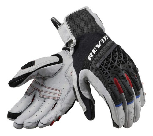 Guantes Revit Sand 4 Arena Enduro Adventure Moto Gris