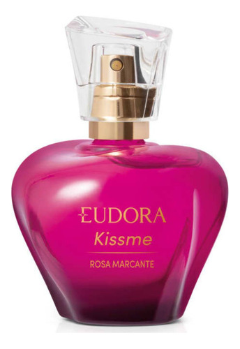 Colônia Kiss Me Rosa Marcante 50ml - Eudora