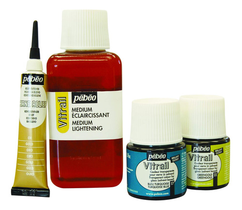 Paint Pebeo Vitrail Efecto Vitral, Botella De 250 Ml