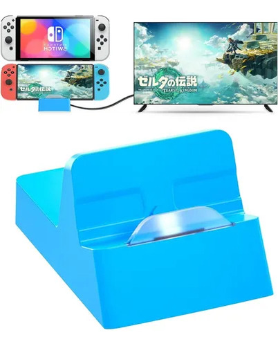 Adaptador Hdmi 4k Base Dock De Carga Para Nintendo Switch