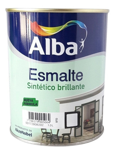 Esmalte Sintetico Alba Standard Blanco Brillante 4l Pintumm