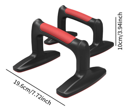 2 Piezas Push Up Stands Anti Slip Versátiles De