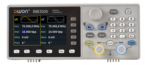 Osciloscopio Generador De Canales Dge2035 De 35 Mhz