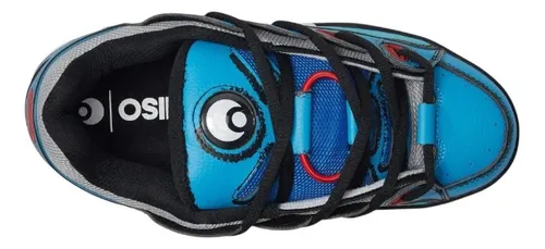 Zapatillas Osiris Modelo D3 Og Celeste Cartoon Exclusiva!!!