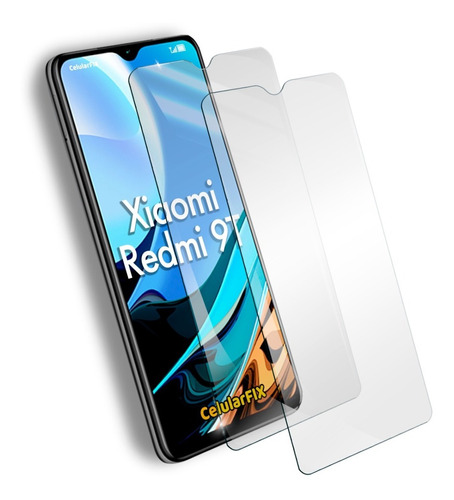 Dos Micas Cristal P/ Xiaomi Redmi 9t, Cristal Templado