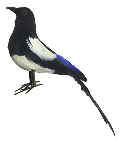 Urraca-pájaro De Imitación, Modelo De Pluma 21cm