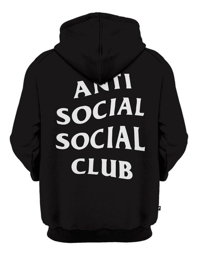 Moletom Anti Social Club Blusa De Frio Casaco Moleton Quente