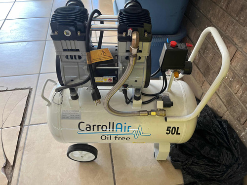 Compresor Carroll Air, Libre De Aceite 2hp 50 Lts