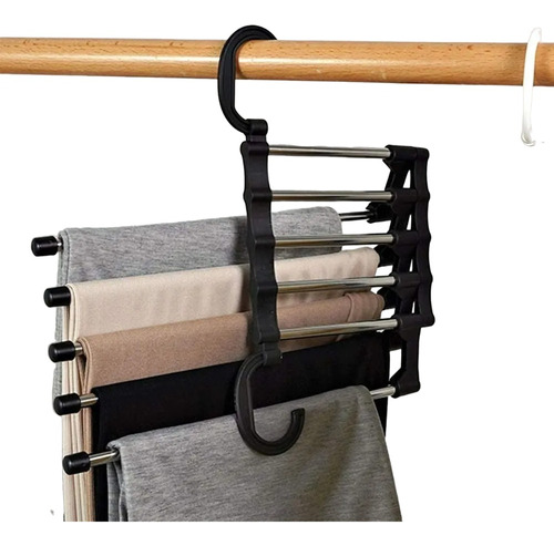 Perchero Organizador De Closet Colgador De Pantalones 5 En 1