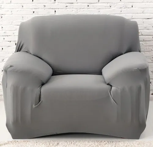 Cubre Sillón Adaptable Funda 1 Cuerpos Elasticada Unicolor