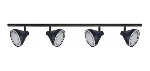 Aplique Riel Led Spot Movil 4 Luces Ar111 2 Mts Halospot Led