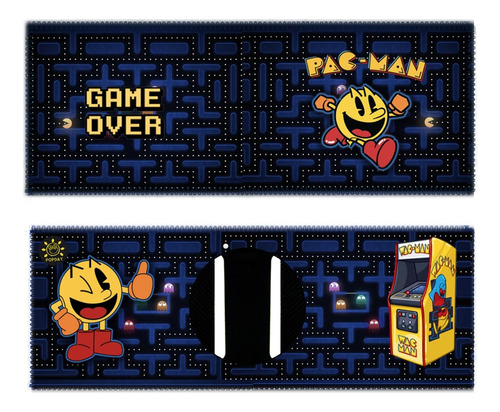 Pac Man Billetera Video Juego Excelente Calidad