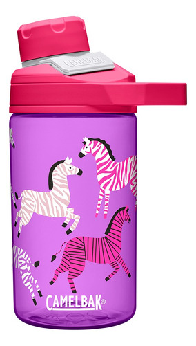 Botella Camelbak Chute Mag Kids 14oz Zebras