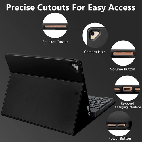 Funda Con Teclado Para iPad 10.2 10.9 iPad Pro / Mini Todos