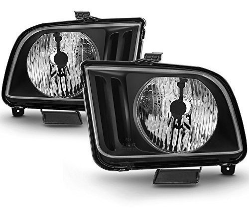 Faros Delanteros Acanii Para Ford Mustang 2005-2009.