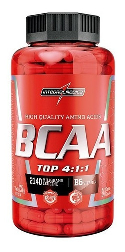 Bcaa Top 4:1:1 - 240caps - Integralmédica