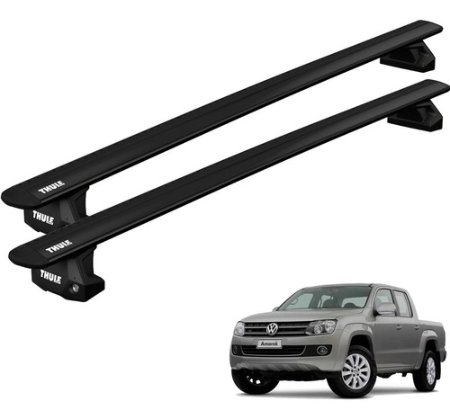 Rack Bagageiro Teto Thule Vw Amarok 2010 Em Diante