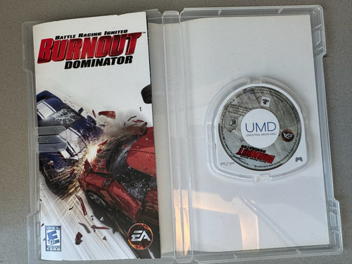 Burnout Dominator Psp Original Completo Americano (Usado)