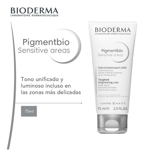 Bioderma Pigmentbio Áreas Sensibles Tono  Zonas Delicadas