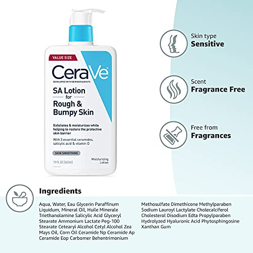 Loção Cerave Sa Para Pele Áspera E Irregular | Vitamina