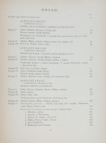 Libue Slavnostní Zpvohra Ve 3 Jednáních, Canto Y Piano.