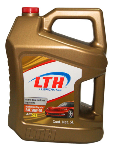 Aceite Lth Multigrado Gasolina Sae 20w-50 Sl Garrafa 5l 